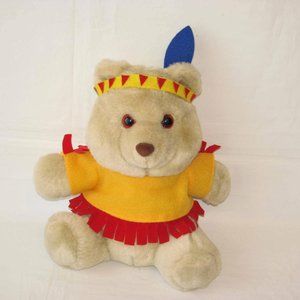 VINTAGE 1988 SUGAR LOAF NATIVE AMERICAN BEAR PLUSH
